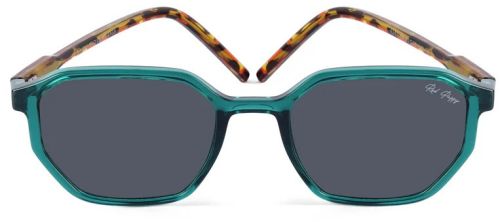 Fable Green Hexagonal Mens Sunglasses, Color : Teal