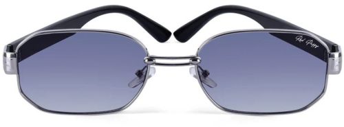 Metal Noctis Black Rectangle Women Sunglasses