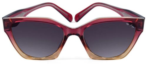 Polycarbonate Vespera Black Cateye Women Sunglasses