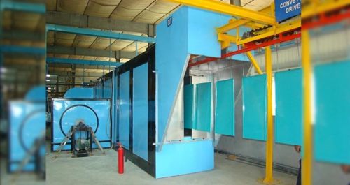 Steel Conveyorised Powder Coating Plant