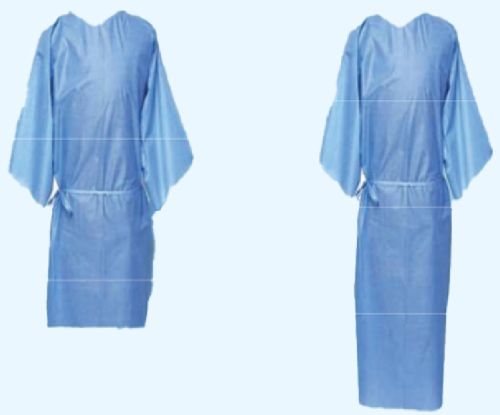 SMS Non-woven Fabric Stitched Hospital Patient Gown