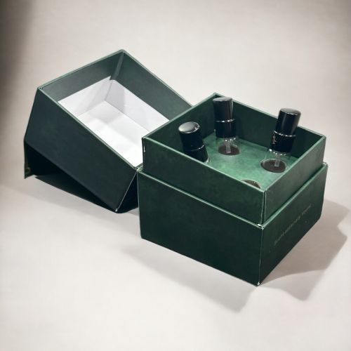 Cardboard Customized Rigid Box, Color : Green for Gift Packing