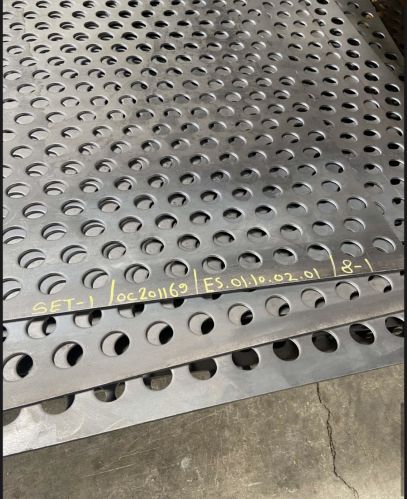 Non Coated Metal Perforated Sheet, Color : Black 4x8