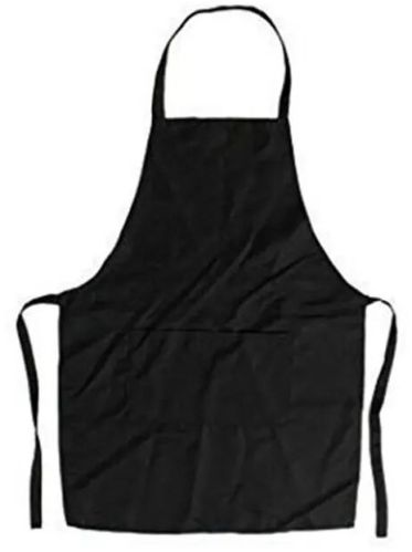 Polyester Black Kitchen Aprons Standard Size For Adults