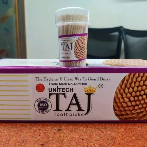 Taj Wooden Toothpick, For Teeth Care
