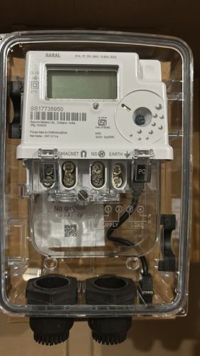 Plastic Electric Single Phase Net Meter, Rated Power : 50-100Wt