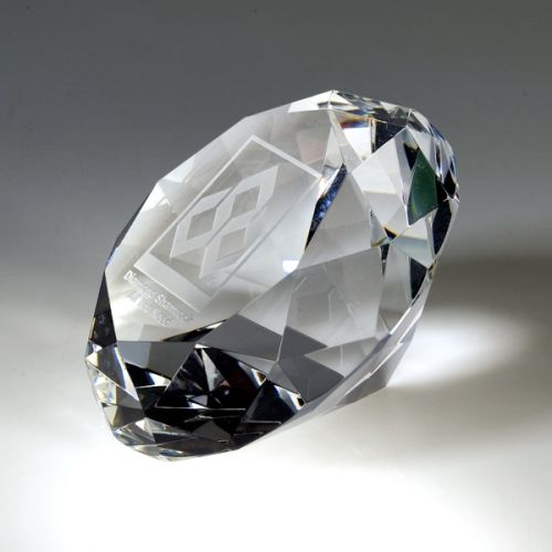 Crystal Diamond Paper Weight, Color : Transparent