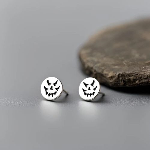 High-quality Materials Aurora Ghost Halloween Pumpkin Earrings