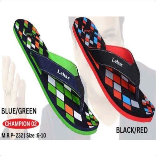 Lehar Footwear Champion-02 Mens Printed EVA Slipper 6-10 Inch