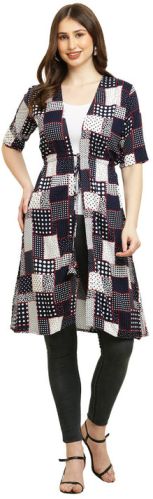 Ladies Blue Box Premium Chiffon Long Shrug