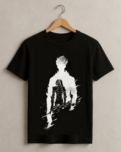 Cotton Round Neck Unisex Printed Regular Fit T Shirt Casual Wear