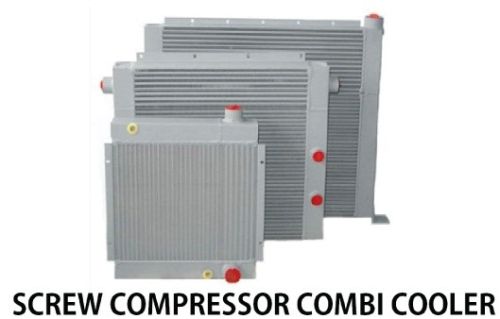 Metal Screw Compressor Combi Cooler, Color : Silver