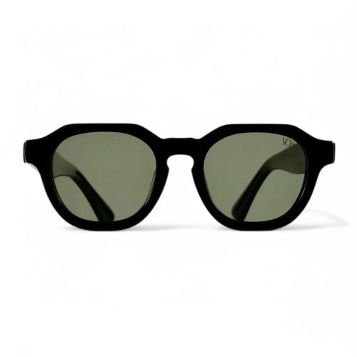 VO Square Matte Black UV Protected Unisex Sunglasses - VO LT1093 C1
