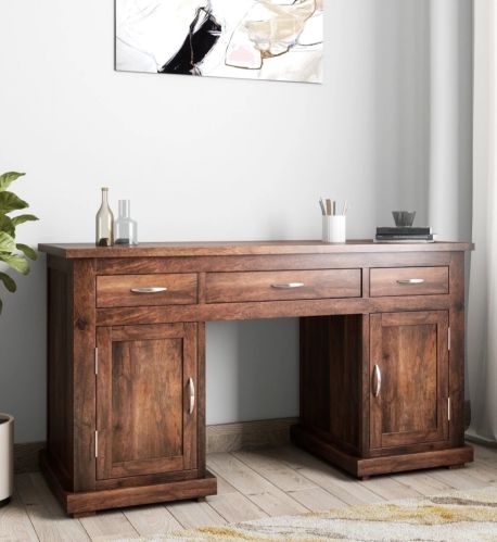 Solid Wood Study Table for Home Office Desk