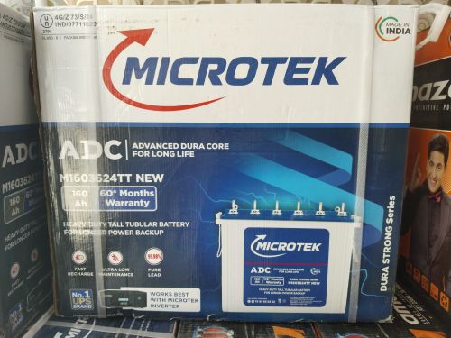 Microtek Battery 160 Ah for Industrial Use, Home Use