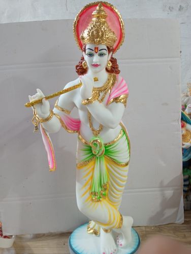 Marble Dust Krishna Statue, Packaging Type : Multicolors