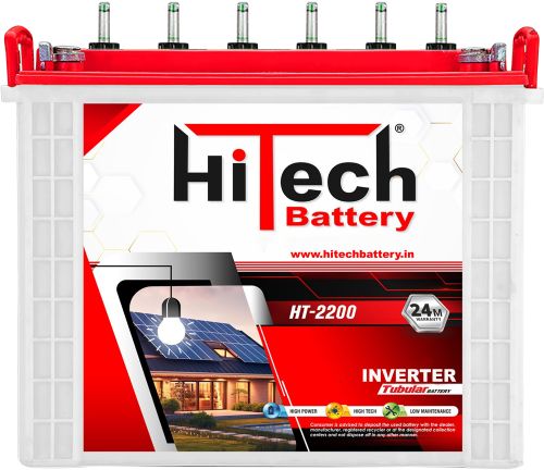 Hi tech long backup deep cycle inverter battery