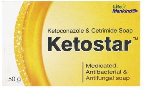 Ketostar Medicated Soap, Packaging Type : Paper Box