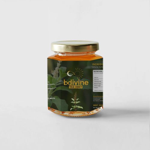 Bdivine Tulsi Honey, Form : Gel, Grade Standard : Food Grade
