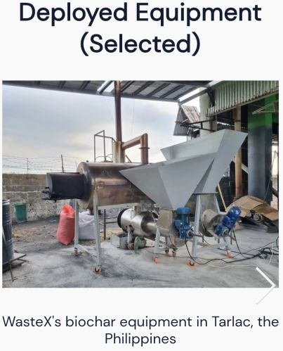 Stainless steel Biochar Making Machine, Brand Name : WasteX