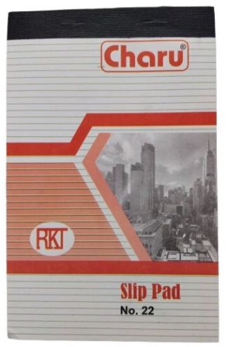 PAPER RKT Charu Slip Pad No 22, Shape : Rectangular