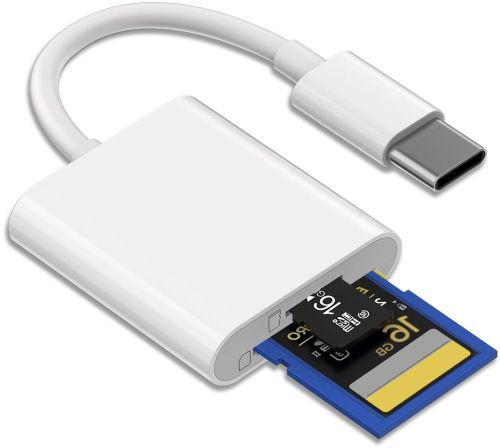 50Hz Battery USB-C to SD Card Reader Standard for Computer, Laptop