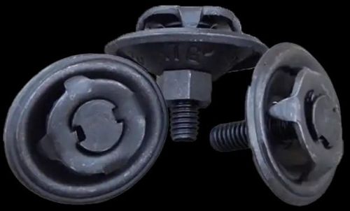 Polished Aluminium Belt Fasteners, Color : Black