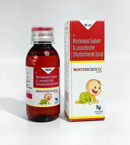 Levocetirizine Dihydrochloride Montelukast Sodium Syrup