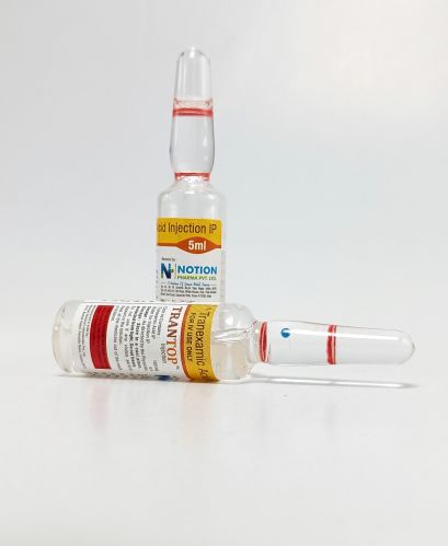 Trantop Tranexamic Acid Injection 5 Ml, Packaging Type : Ampoule
