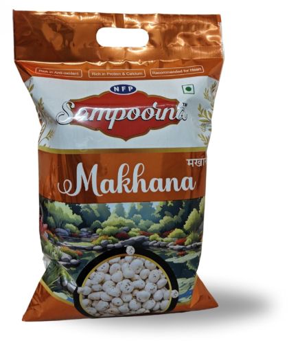 Plain Makhana, Color : White, Taste : Light Sweet