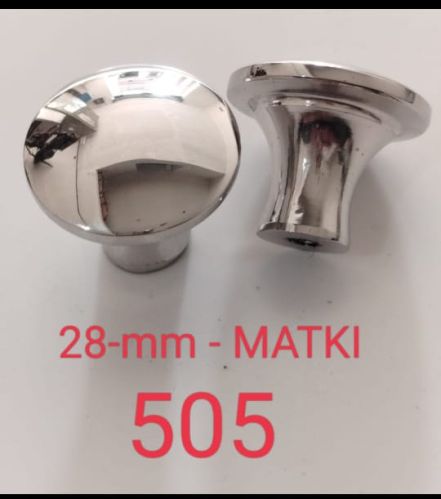 28 Mm Matki SS Button Door Knob
