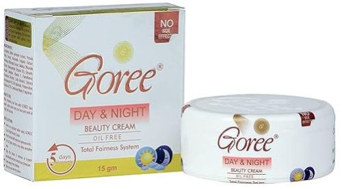 Goree Day and Night Cream, Packaging Type : Off White