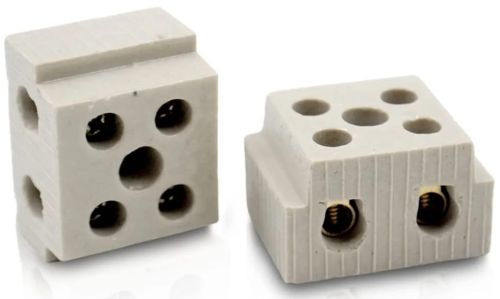 Porcelain Connector, Shape : Square