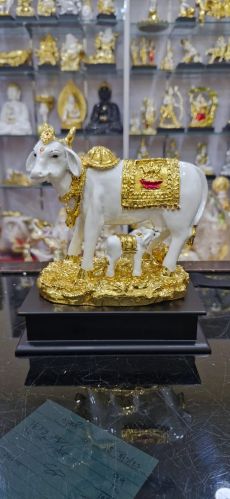 Marble Cow Statue, Packaging Type : Cardboard Box for Home Decor