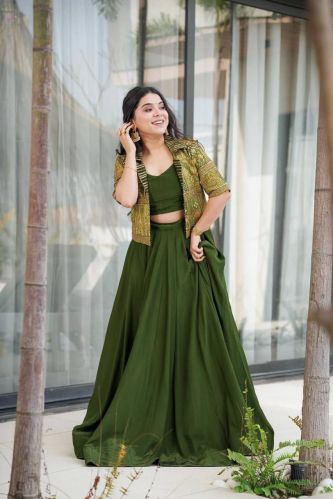 Green Koti Gown, Brand Name : JK Creation's L, XL, XXL