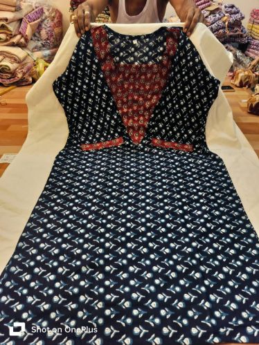 Designer Cotton Kurti, Sleeve Type : Sleeveless