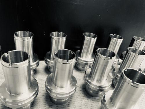 Polished CNC Sleeves, Shape : Round for Machinery