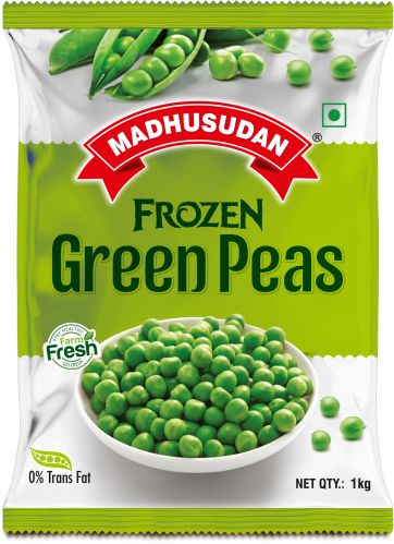 Organic Madhusudan Frozen Green Peas, Certification : FASSI