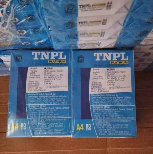 Tnpl a4 Paper 8.5x14 Inch, 8.5x11 Inch, Packaging Type : White