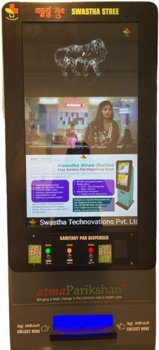 Atmaparikshan Cotton Automatic Sanitary Pad Dispenser L, Xl