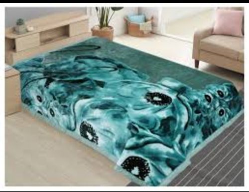 Harshit International Printed 2kg Cloudy Single Bed Polyester Blanket