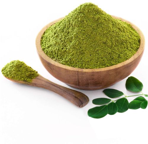 Raw Organic Moringa Powder, Color : Green