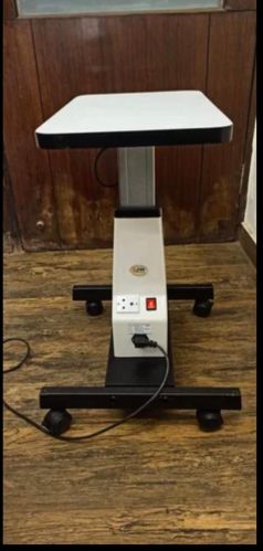 Zoom Electric Metal Motorized Table, Color : White