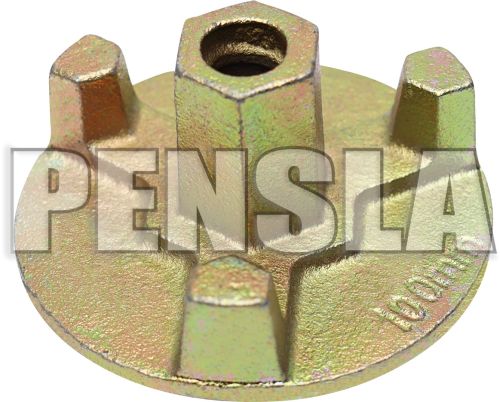 Pensla Scaffolding Formwork Anchor Nut, For Construction, Color : Silver, Golden