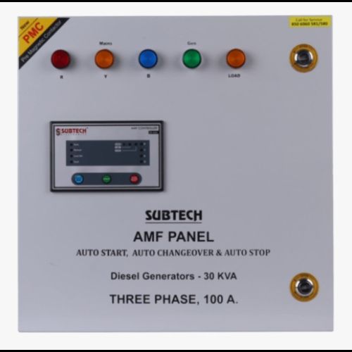 60Hz 100 AMP Three-Phase Automatic AMF Panel, Color : Silver or Grey