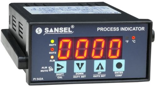 SANSEL 4 Digit Process Indicator PI 542A, Color : Black