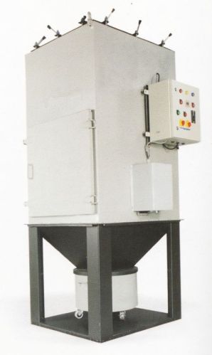 Electric Motorised Shaker Dust Collector, Color : Light White