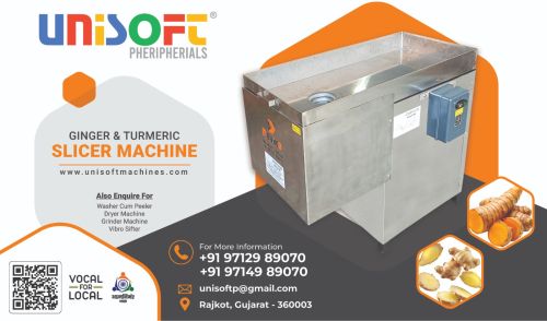 Automatic Electric Ginger Processing Machine, Power : 5-7kw for Drying