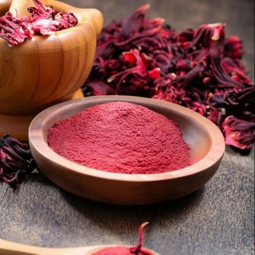 Hibiscus Flower Powder, Shelf Life:24 Months | Form:powder