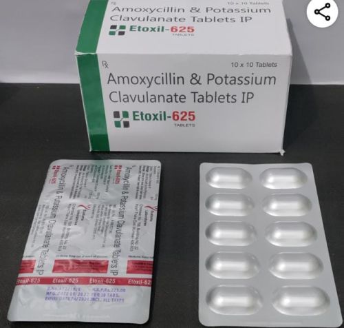 ETOXIL -625 Amoxycilin & Potassium Clavulanate TABLETS IP
